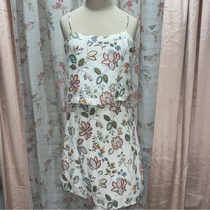 Madewell silk floral dress